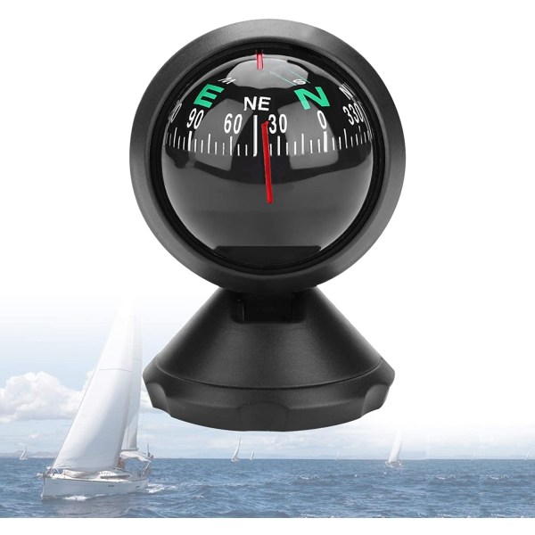 1 STK Bådkompas, Bilkompas Dashboard Digital Navigation Explo