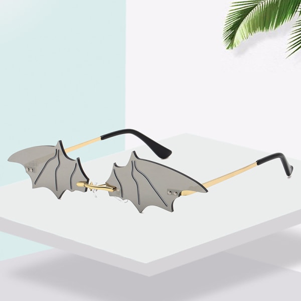 2 Nye Personlighed Bat Solbriller Europæiske og Amerikanske Exagg