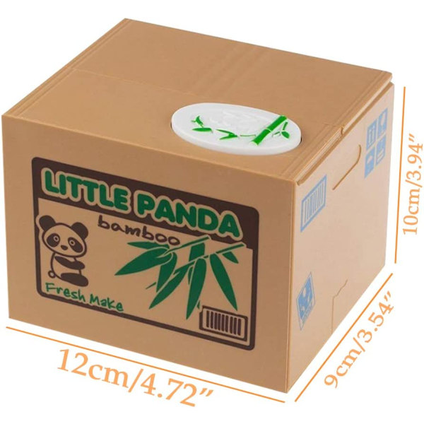 Lösenordskatt Pengar Box (Klassiskt Pandamönster) - Elektroniska Pengar