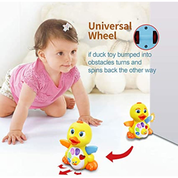 Baby Musical Toys 6/9/12 Månader+, Baby Duck Musical Toy, Inter