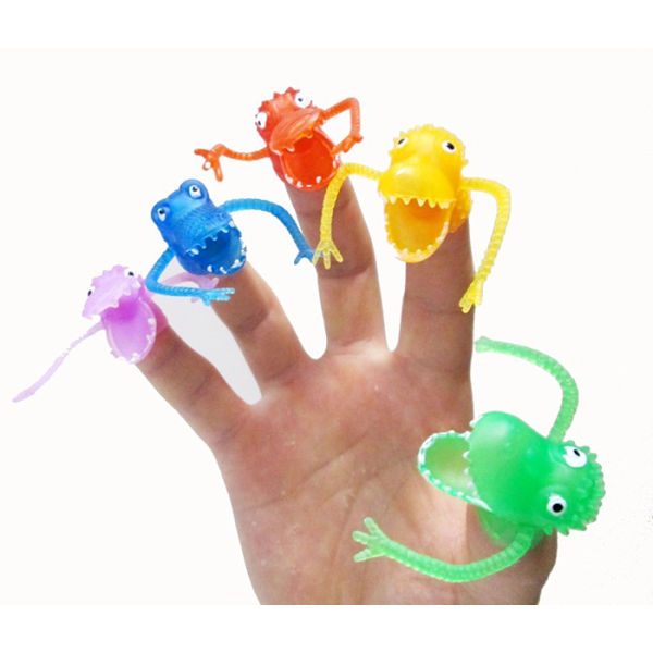 Monster Fingerdockor - Set med 10, Dockor för Barn, Perfekt