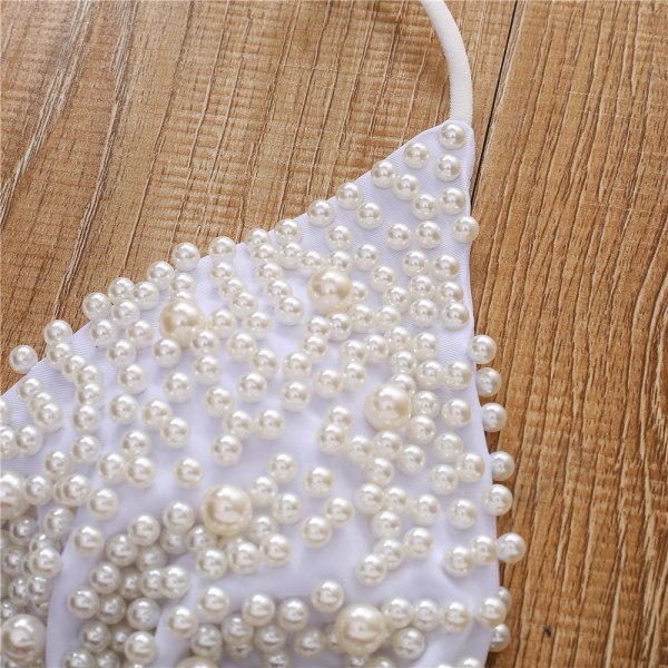 Pearls bikini-uimapuku (valkoinen, m rinnanympärys 80 - 88cm) Naisten Bikini se