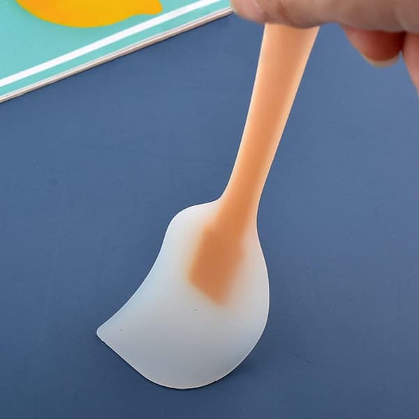Gul, Orange - Värmebeständig Non-Stick Spatel, Bakspatel