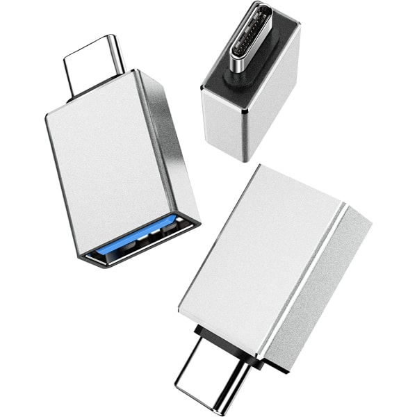 USB C till USB 3.1 OTG-adapter (3-pack), USB Typ C hane till USB A