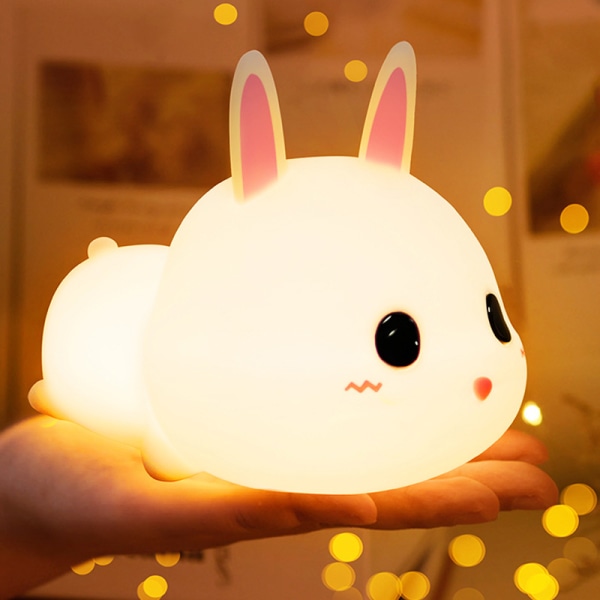 Night light for kids, silicone LED night light with remote contro