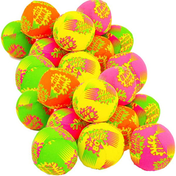 24 stk. Splash Water Balls Bombs med netpose | Soaking Games f