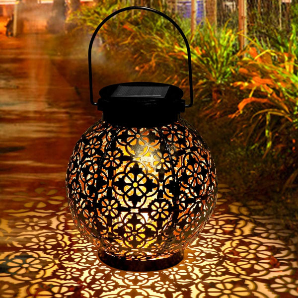 Solar Lantern, Waterproof Garden Led Outdoor Solar Light, Decora