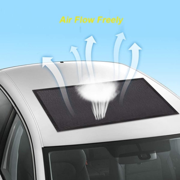 Magnetisk bilsoltag solskærm åndbart mesh, biltag Cov