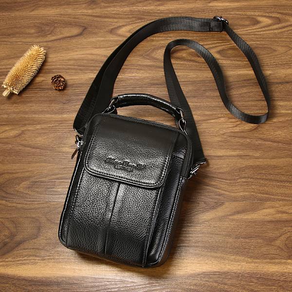 Herr Crossbody Väskor Läder Väska Liten Herr Handväskor Cross