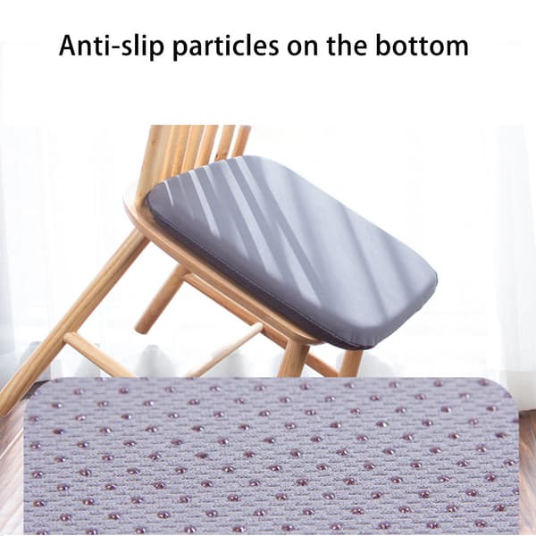 Memory foam pude til kontorstol 35*35*3.5cm black