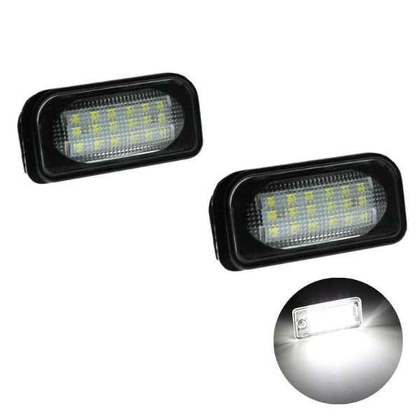 2 stk. LED Auto Nummerpladelys Pærer Super Lys CanBus N