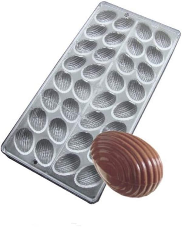 3D Påskägg Chokladformar Transparent Polykarbonat DIY Hand