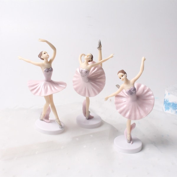 3stk Tanzen Mädchen Spielzeug Elegante Wohnkultur Langes Dienstle