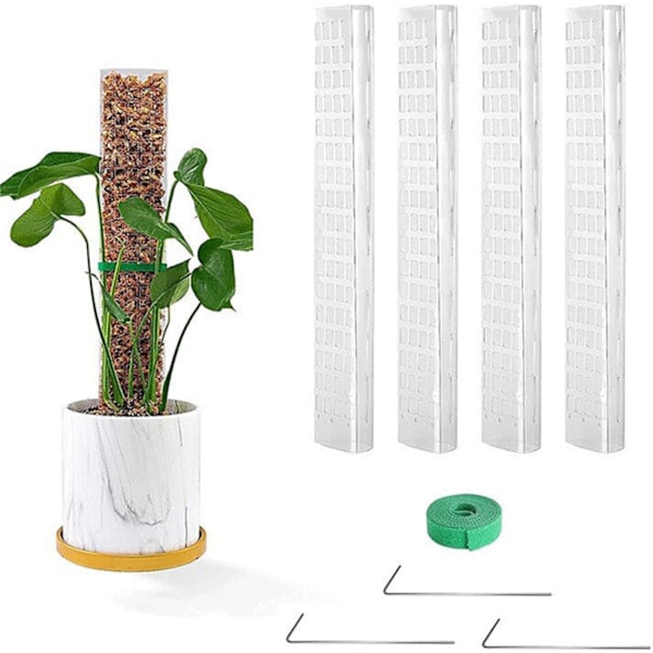 4 st Moss Pinne för Klätterväxter 61 cm Växtstöd Pinne Växt A