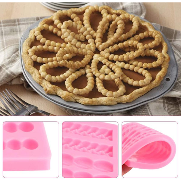 Silikonperle fondantform perle halskjede for myk fondantperler