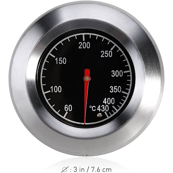 Hermometer for Barbecue Grill Rustfritt Stål Grillverktøy BBQ