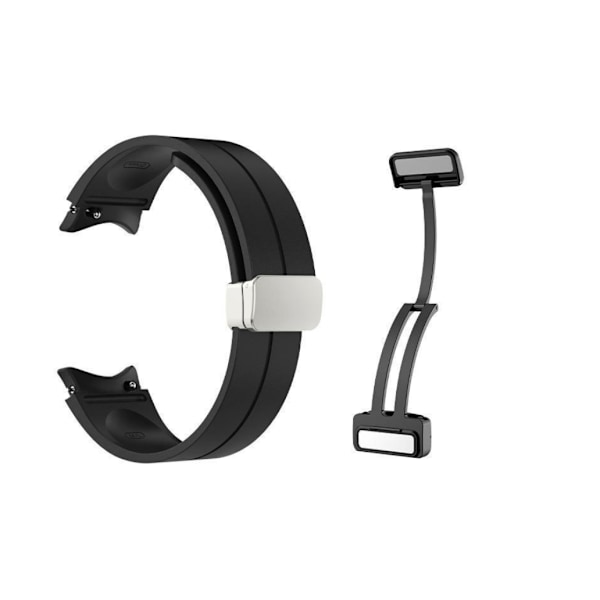 Harmaa musta solki-urheiluranneke yhteensopiva Samsung Samsung wat