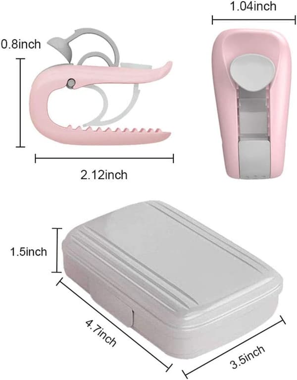 6 Pack Påslakan Klämmor, 6 Pack Påslakan Klämmor（Puder）, Inga N