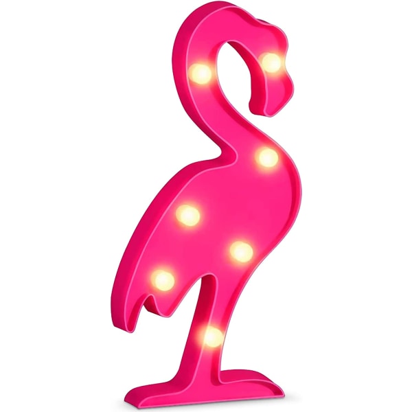 Flamingo LED Light Flamingos Pink Night Lamp Romantic Battery Po