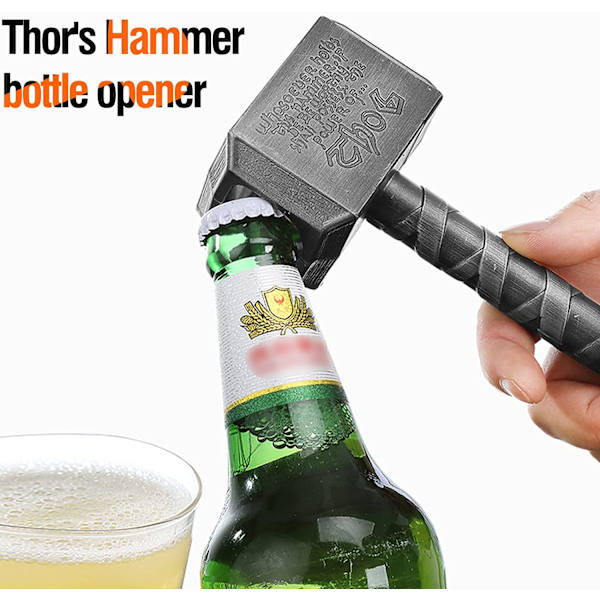 Thors hammare flasköppnare kreativ ölflasköppnare perfekt för presenter