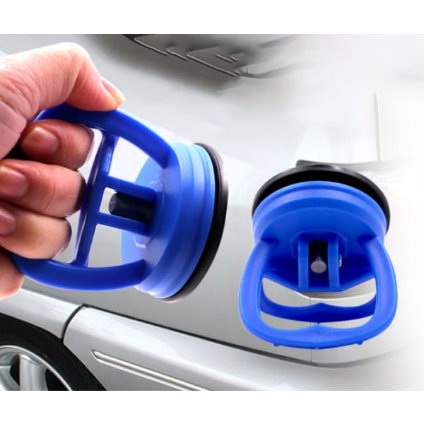 Blue 2pcs Vacuum Suction Cup Dent Puller Suction Cup Handle Car