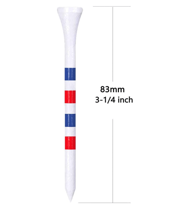 Træsæt til golfkøller (pakke med 100) 83mm