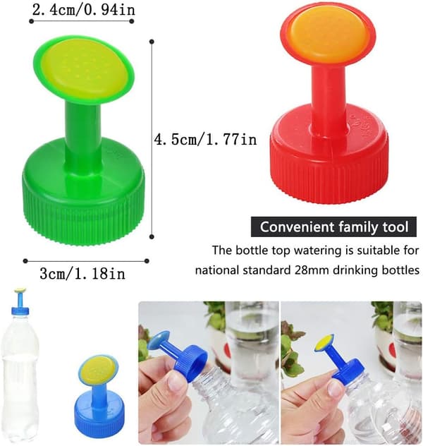 6 kappaletta pullon sprinkler suutin pullon yläosa kastelu muovi wat