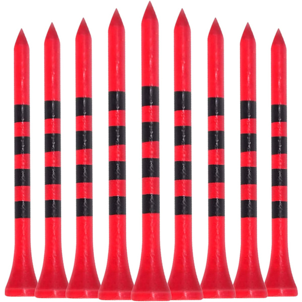 Punainen - Puinen golf-mailasetti (100 kpl) 83mm
