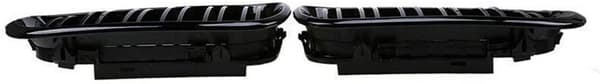 Frontgrill til E46 3-serie 4-dørs 4D 2002-2005 LCI Facelift Mat Sort