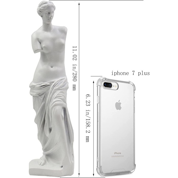Venus de Milo-staty, grekisk-romersk mytologigudinna Aphrodit