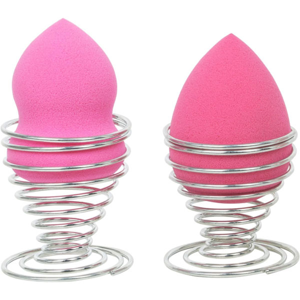 6 x Rustfrie ståltråd spiral eggkopper
