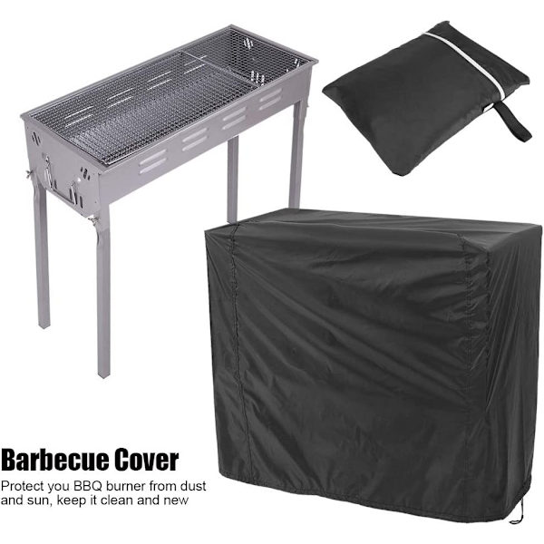 80*66*100cm Grill Cover Sort, Anti-UV/Vandtæt/Anti-fugt