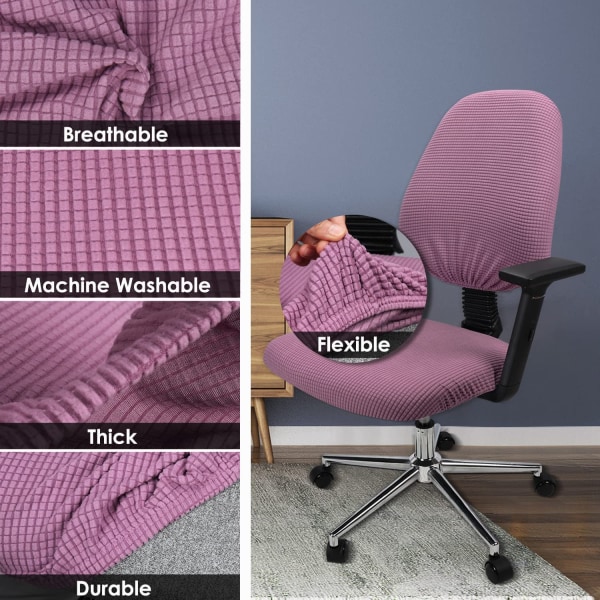 1 Set Soft Stretch Spandex -tuolinpäälliset toimistotuoliin, Di 624a |  Fyndiq