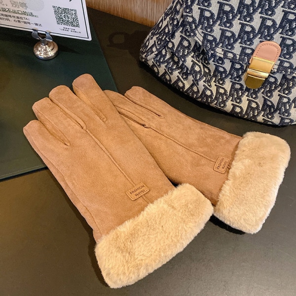 Mittens Dame Vinter Tyk Varm Koreansk Version Af Den Japanske