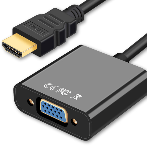 HDMI-VGA-sovitin, kullattu HDMI-VGA-sovitin (uros-naaras