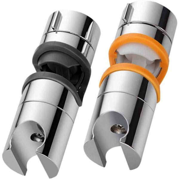 2 stk dusjhodeholder 22-25mm diameter ABS justerbar erstatning