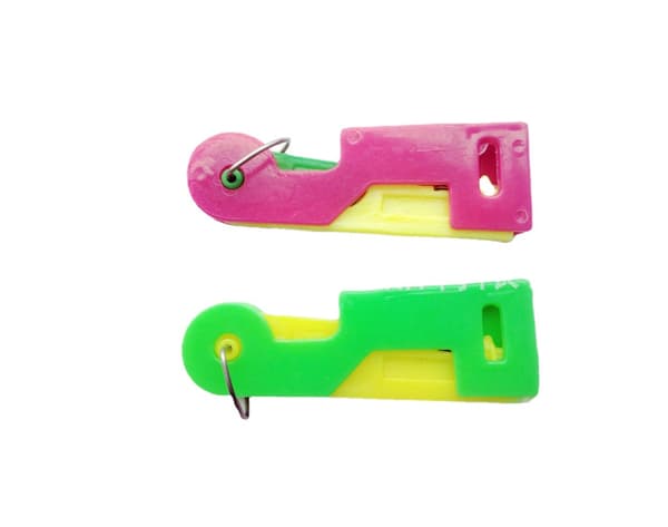 2 stk nåletreder, plast DIY treader, plast nål treader