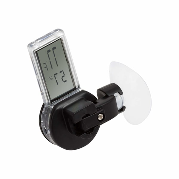 Reptil Terrarium Termometer Hygrometer Digital Display Husdjur Rea