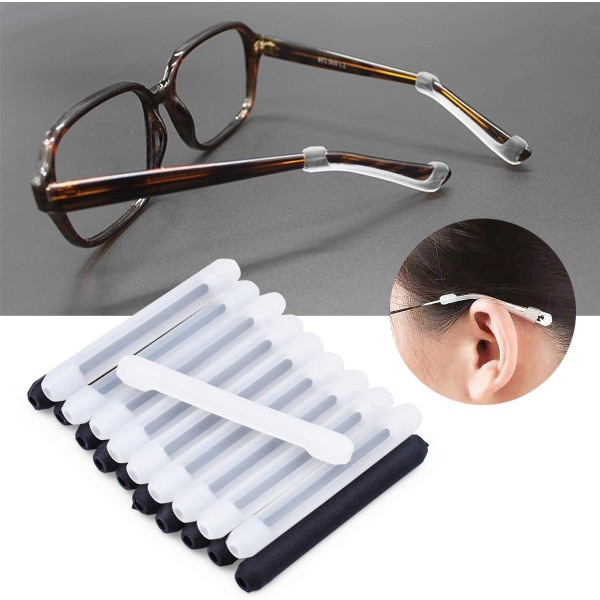 20 stk. Beskyttelsesbrillestel, Anti-slip Silikone, Fleksibel an