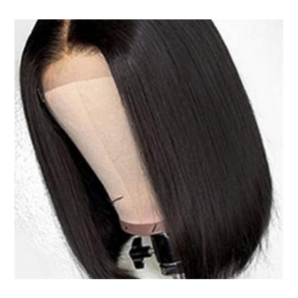 Europeisk amerikansk peruk kvinnlig kort rakt hår medium klippt
