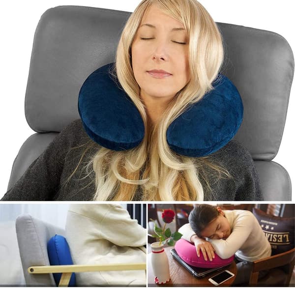 Oppblåsbar Reisepute Foldbar Reisepute Cervical Pillo
