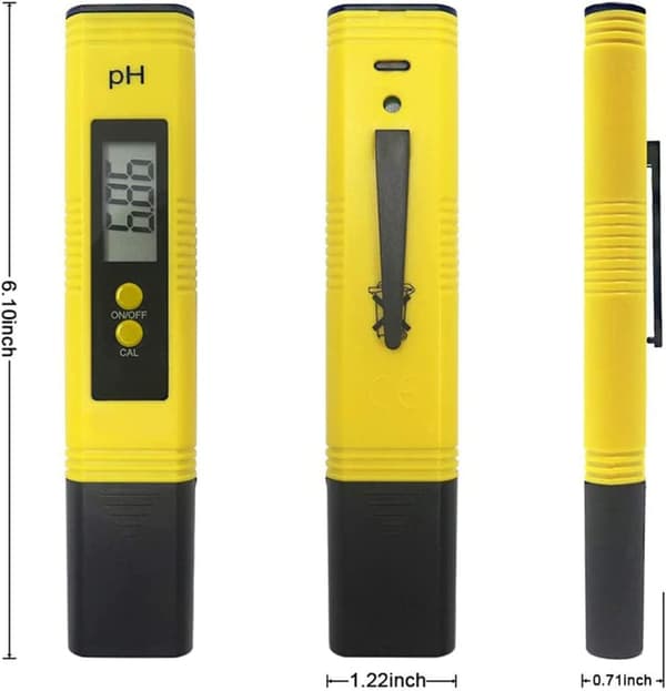 Digital pH-måler, Atc-vanntester med 0-14 ph-måling