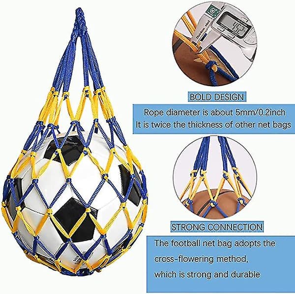 Fotbollsnätpåse Nylon Mesh Bollpåse Basketbollnätpåse Mesh