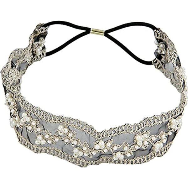 Fashion Style Lace Beads Head Hair Band Headband