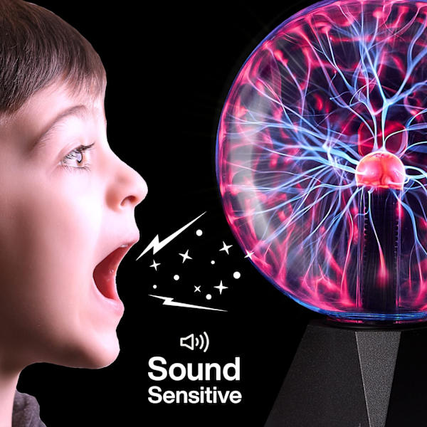 Statisk elektrisitet plasma ball magisk lynkule berøringssensor