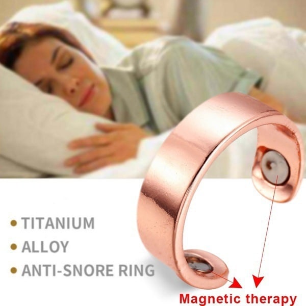 Elegant Titanium Magnetisk Terapi Ring (Rose) for Menn og Kvinner,