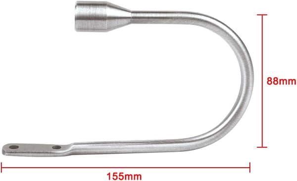 Gardinstang U-design krok i metall