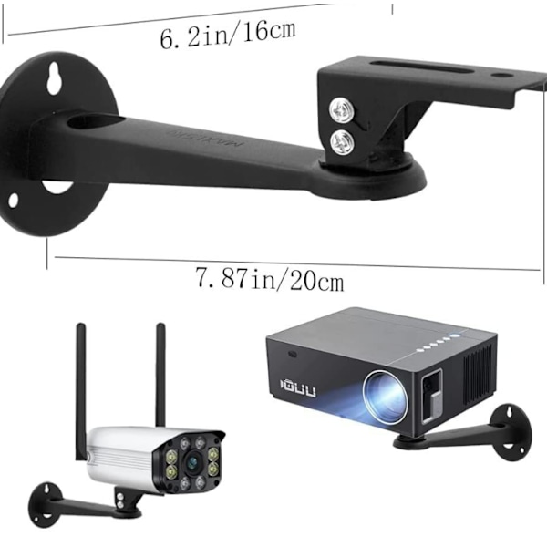 Mini projektor vægmonteret/projektorophæng/CCTV sikkerhed c