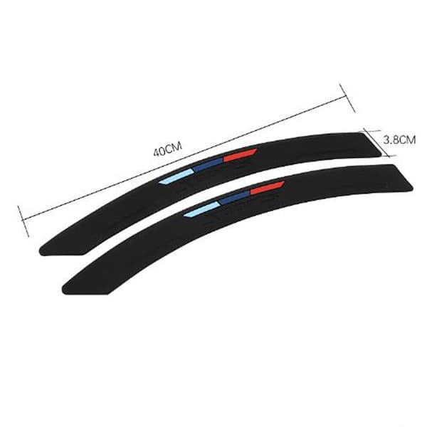 Gummi Front+Bak Bilhjul Bumper Scratch Protector Strip Corne