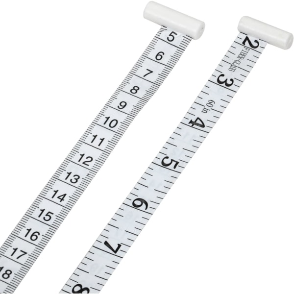 Målebånd til kroppsformer for måling av høyde hjelper vekttap